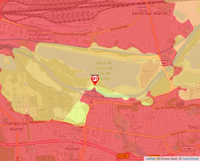 Carte Géoportail pour les drones de loisir