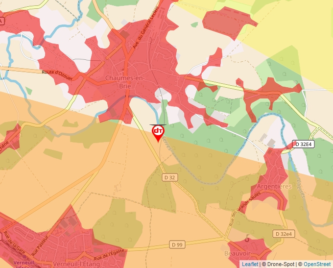 Carte Géoportail pour les drones de loisir