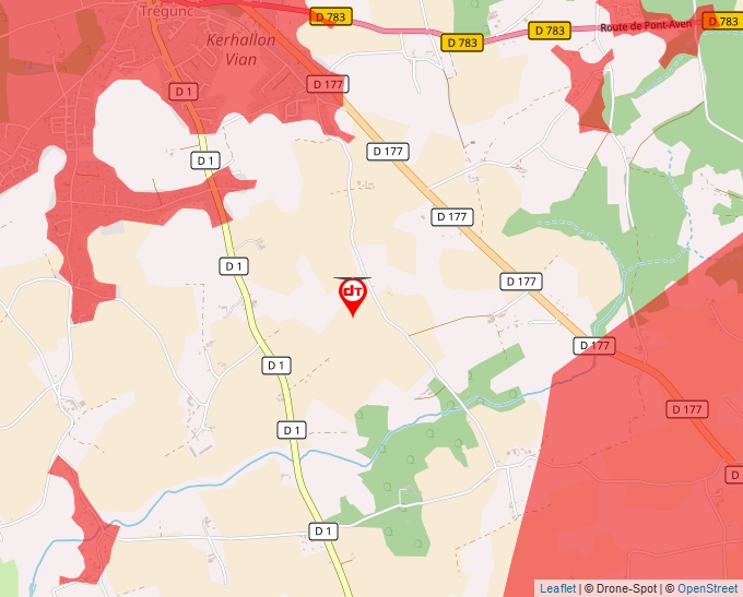 Carte Géoportail pour les drones de loisir