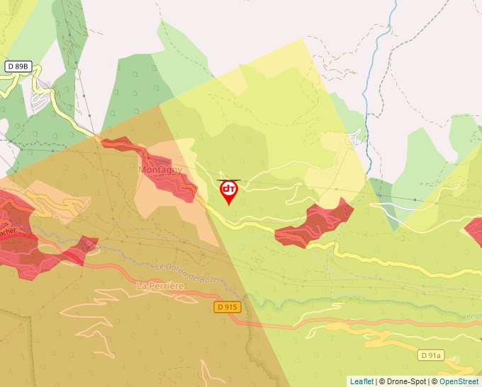 Carte Géoportail pour les drones de loisir