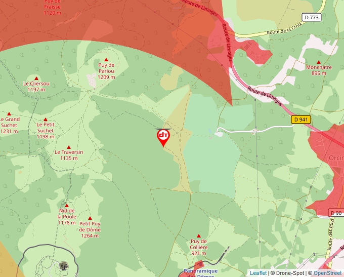 Carte Géoportail pour les drones de loisir