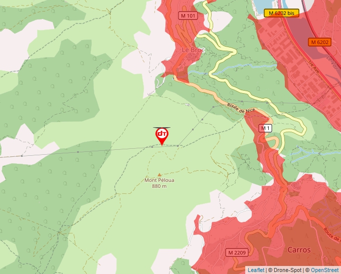 Carte Géoportail pour les drones de loisir