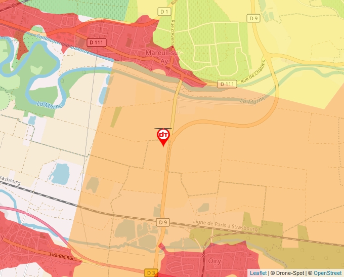 Carte Géoportail pour les drones de loisir