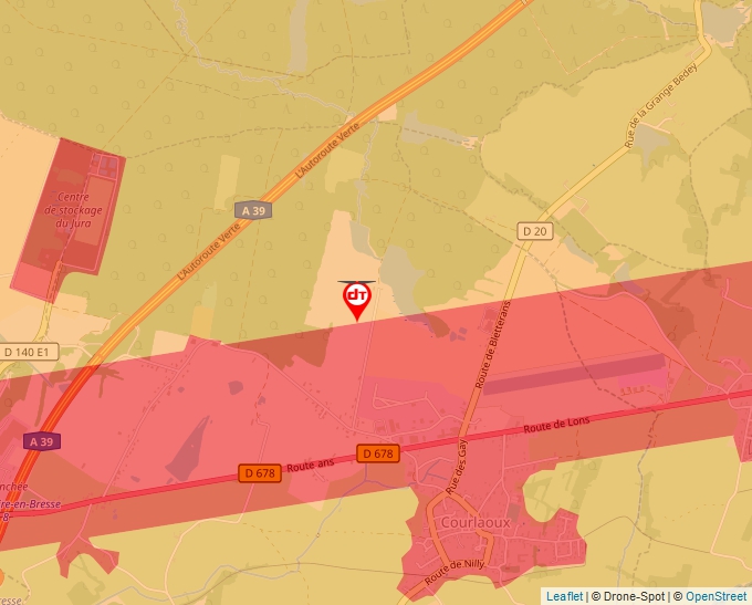 Carte Géoportail pour les drones de loisir