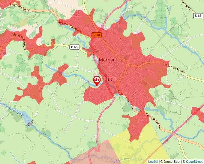 Carte Géoportail pour les drones de loisir