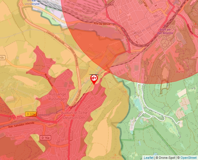 Carte Géoportail pour les drones de loisir