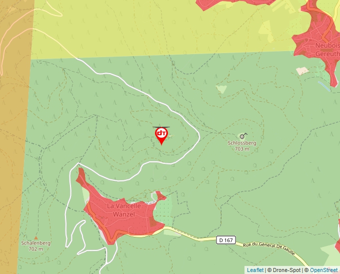 Carte Géoportail pour les drones de loisir