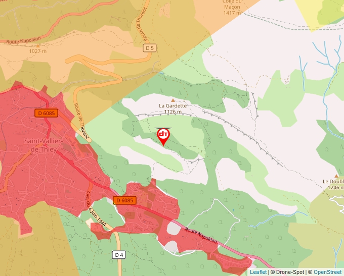 Carte Géoportail pour les drones de loisir