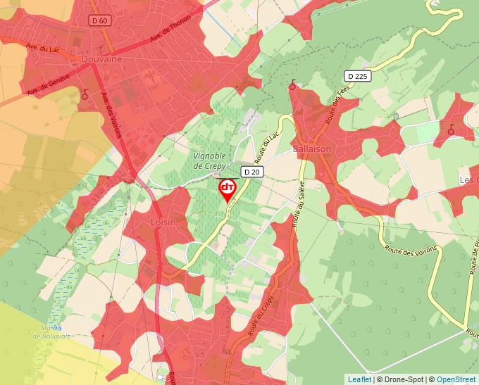 Carte Géoportail pour les drones de loisir