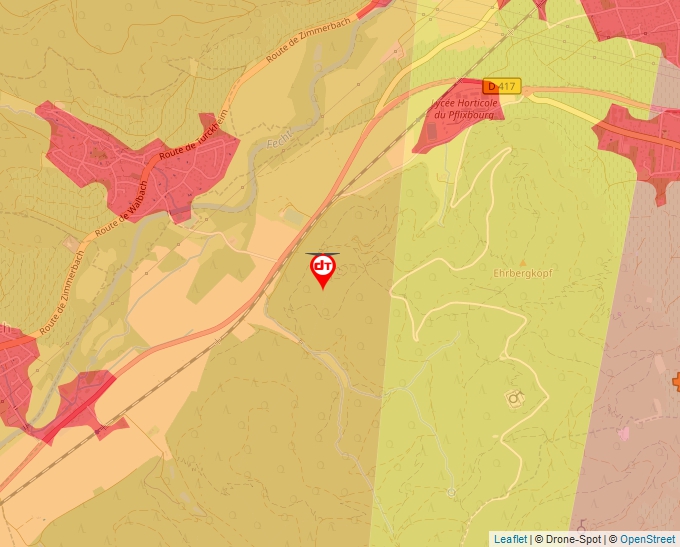 Carte Géoportail pour les drones de loisir