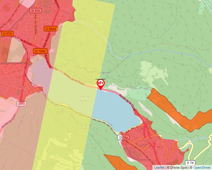 Carte Géoportail pour les drones de loisir