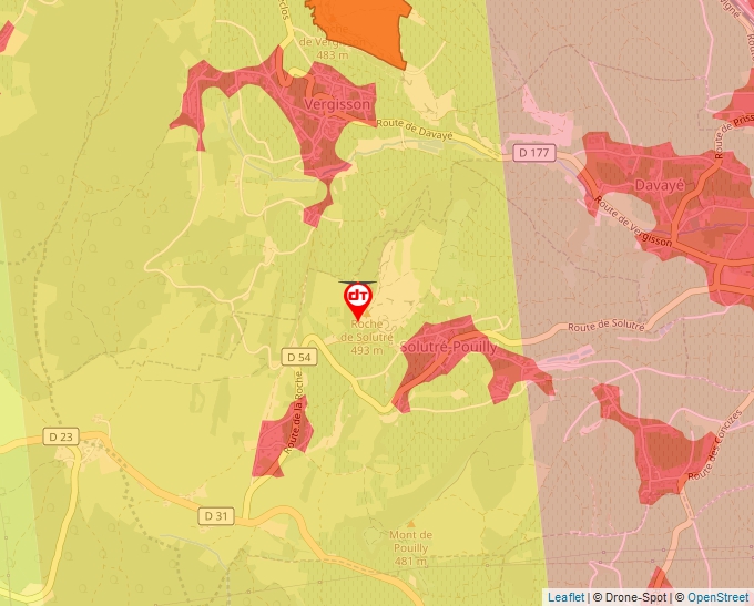 Carte Géoportail pour les drones de loisir