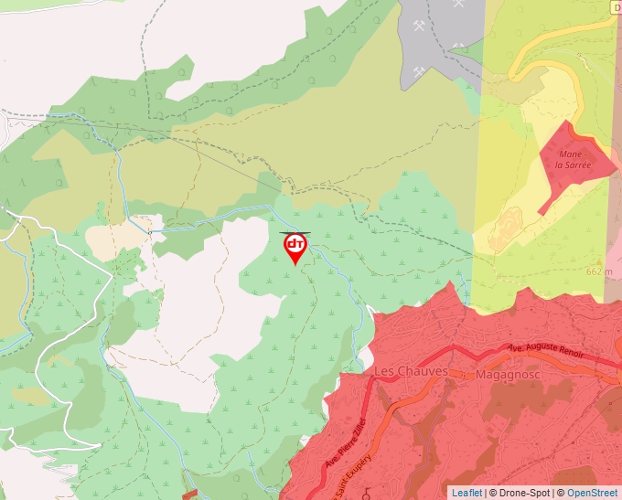 Carte Géoportail pour les drones de loisir