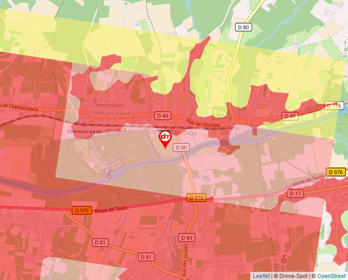 Carte Géoportail pour les drones de loisir