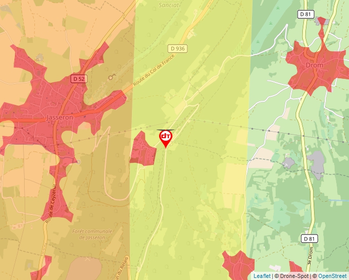 Carte Géoportail pour les drones de loisir