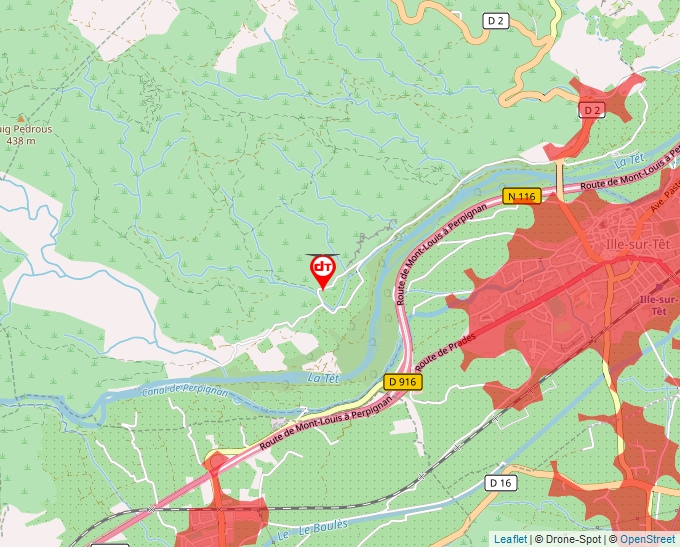 Carte Géoportail pour les drones de loisir