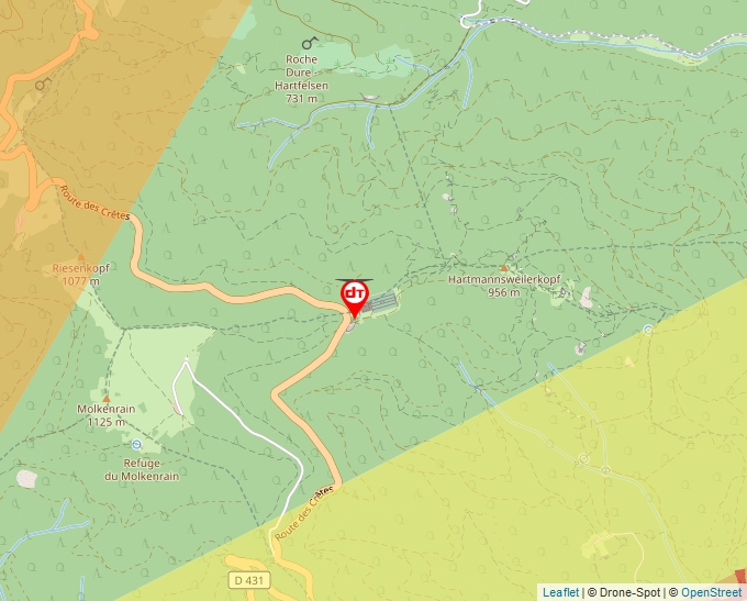 Carte Géoportail pour les drones de loisir