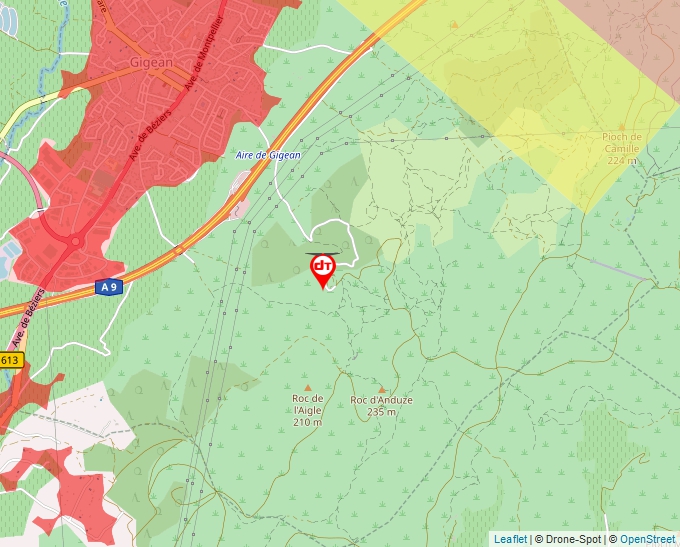 Carte Géoportail pour les drones de loisir