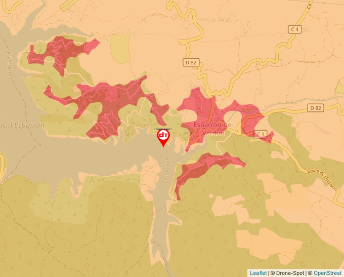 Carte Géoportail pour les drones de loisir