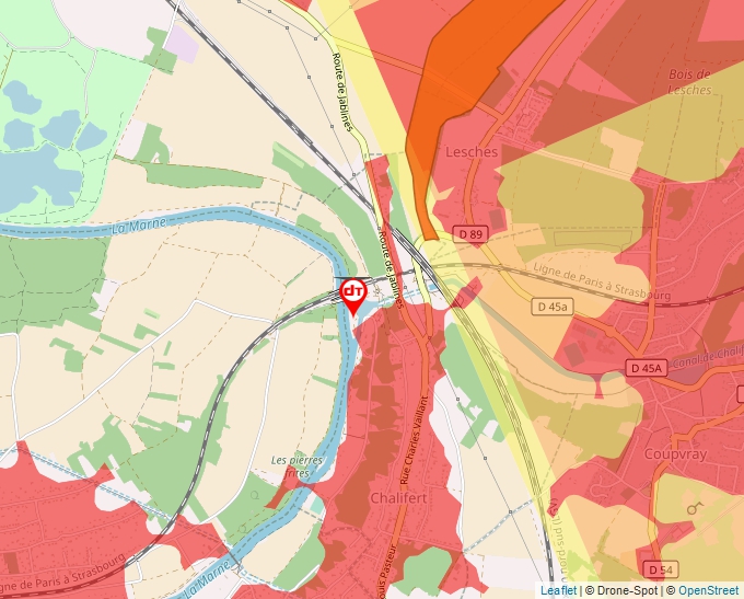 Carte Géoportail pour les drones de loisir