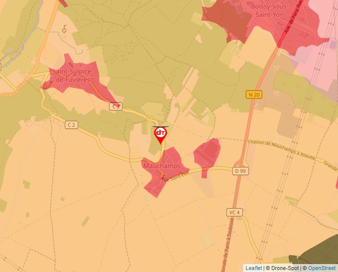 Carte Géoportail pour les drones de loisir