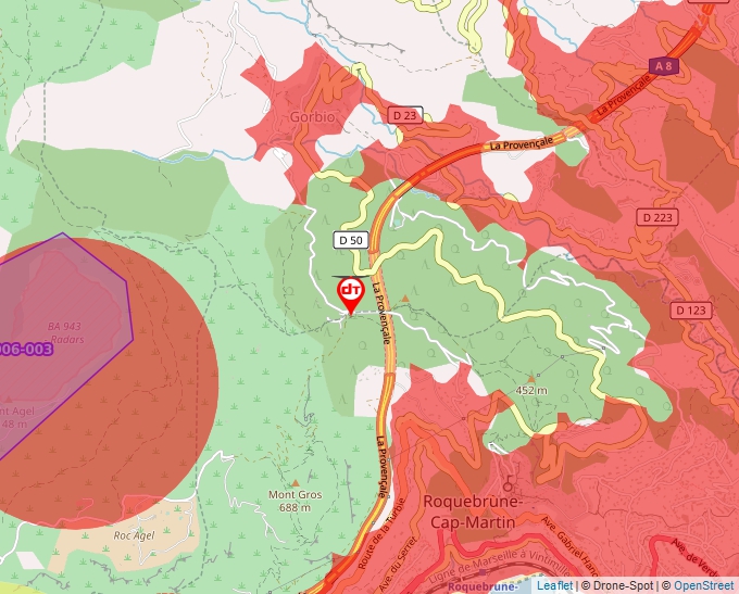 Carte Géoportail pour les drones de loisir