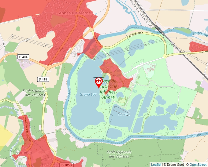 Carte Géoportail pour les drones de loisir