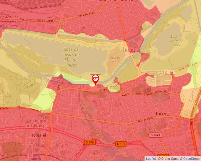 Carte Géoportail pour les drones de loisir