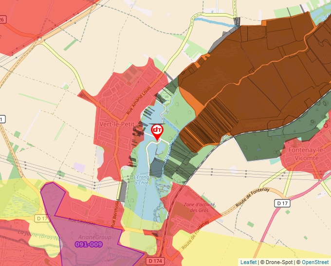 Carte Géoportail pour les drones de loisir