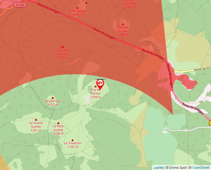 Carte Géoportail pour les drones de loisir