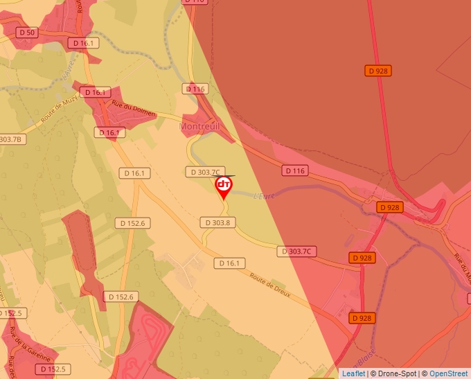 Carte Géoportail pour les drones de loisir