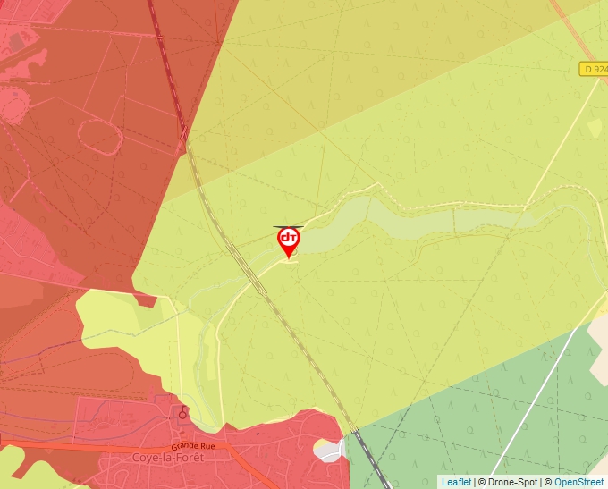 Carte Géoportail pour les drones de loisir