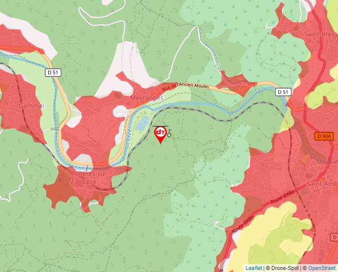 Carte Géoportail pour les drones de loisir