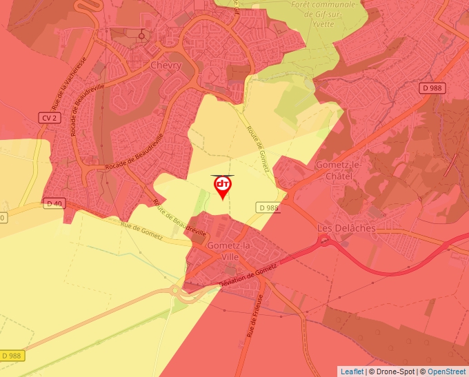 Carte Géoportail pour les drones de loisir