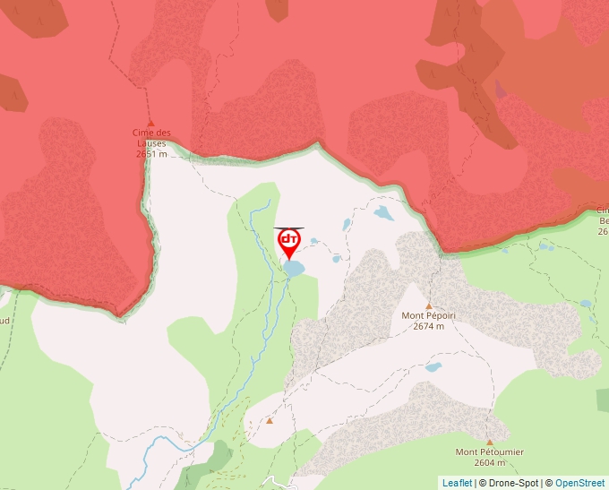 Carte Géoportail pour les drones de loisir