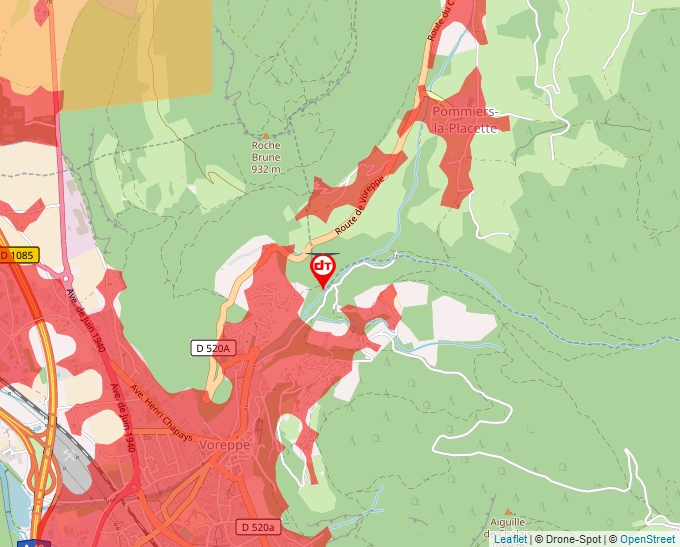 Carte Géoportail pour les drones de loisir