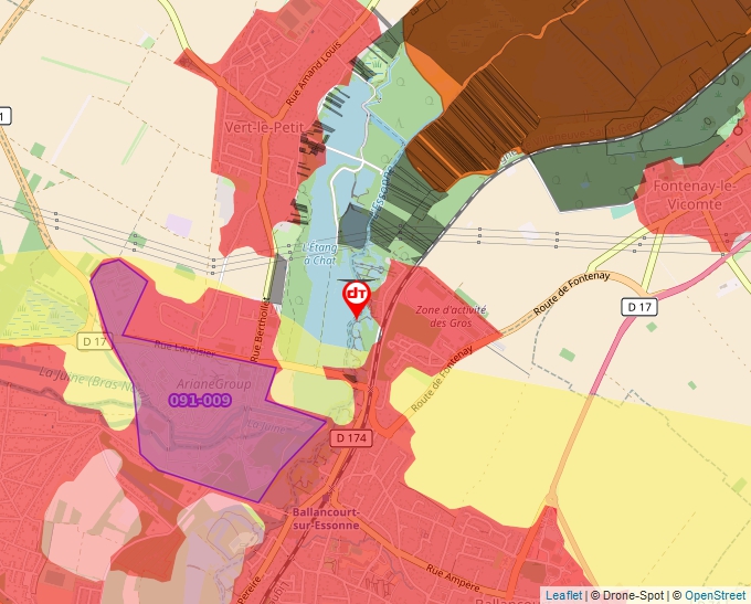 Carte Géoportail pour les drones de loisir