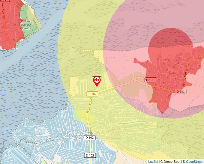 Carte Géoportail pour les drones de loisir