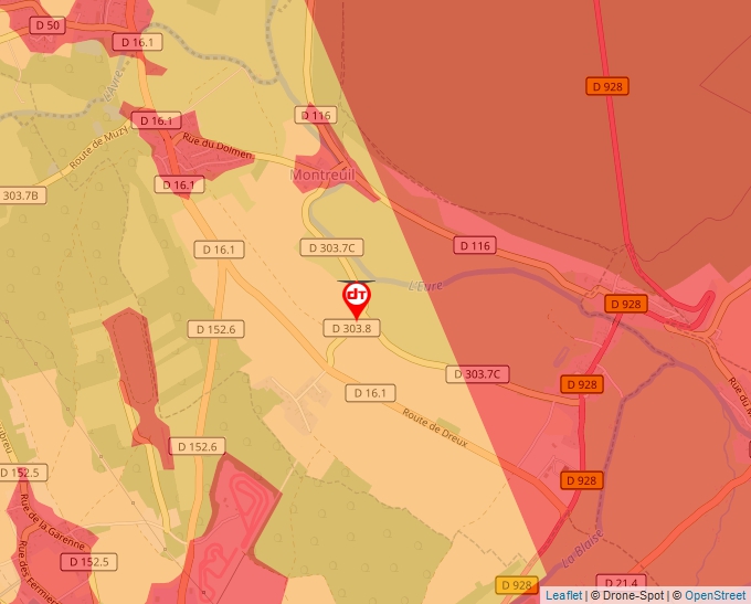 Carte Géoportail pour les drones de loisir