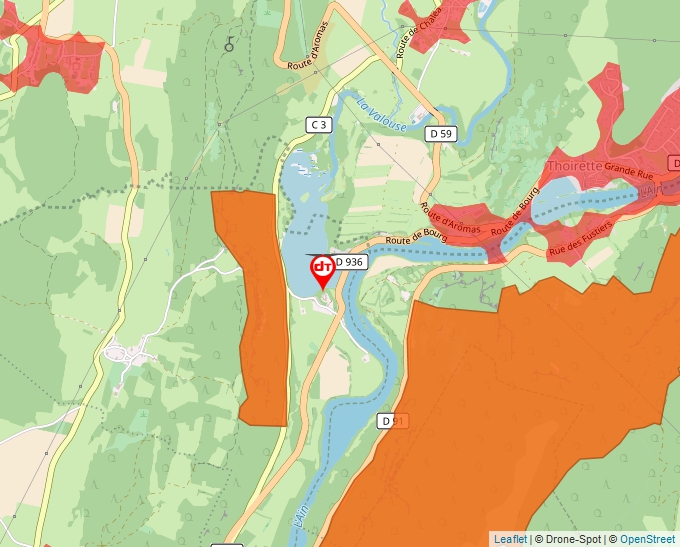 Carte Géoportail pour les drones de loisir