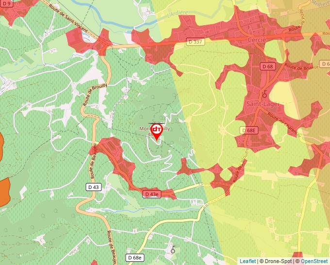 Carte Géoportail pour les drones de loisir