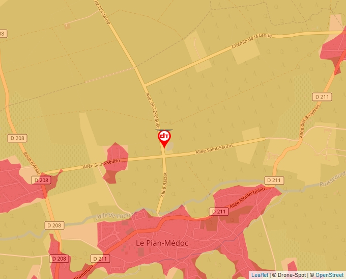 Carte Géoportail pour les drones de loisir