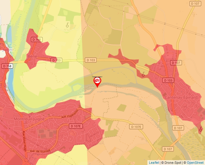 Carte Géoportail pour les drones de loisir