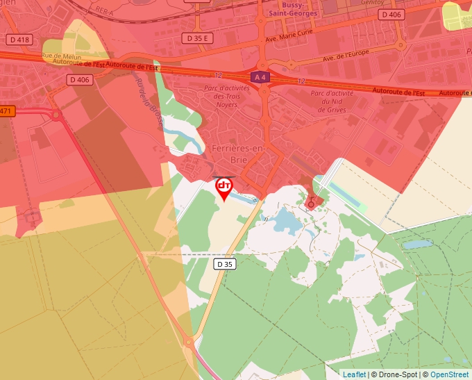 Carte Géoportail pour les drones de loisir