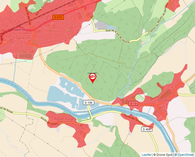 Carte Géoportail pour les drones de loisir