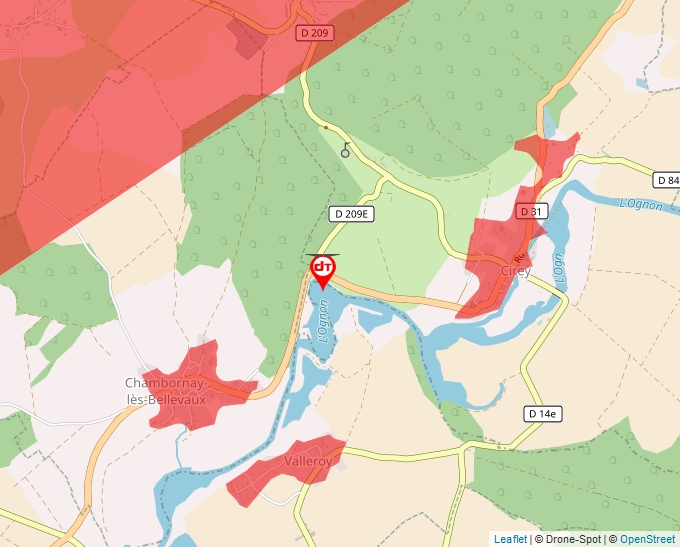 Carte Géoportail pour les drones de loisir