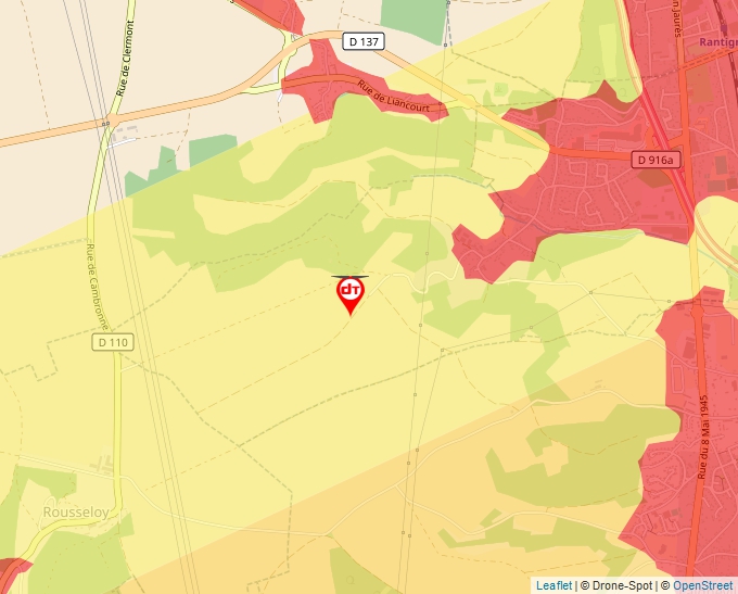 Carte Géoportail pour les drones de loisir