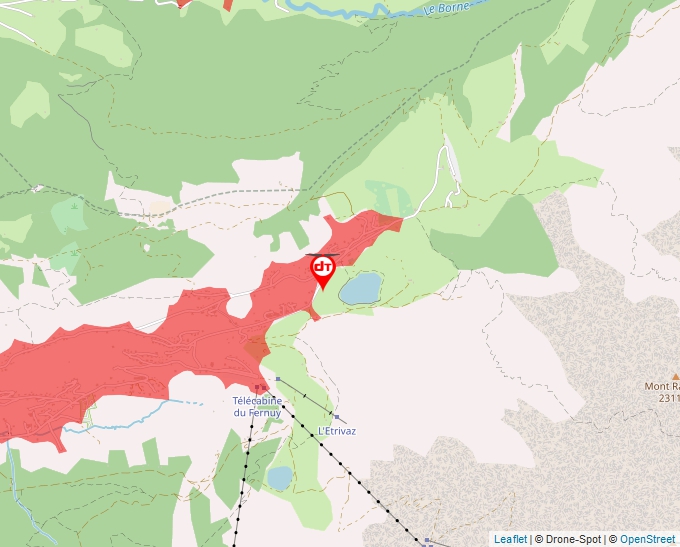 Carte Géoportail pour les drones de loisir