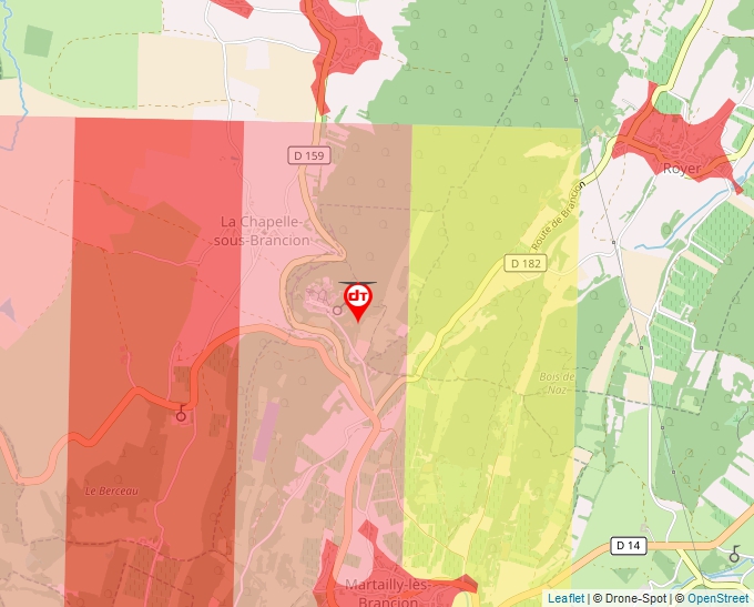 Carte Géoportail pour les drones de loisir