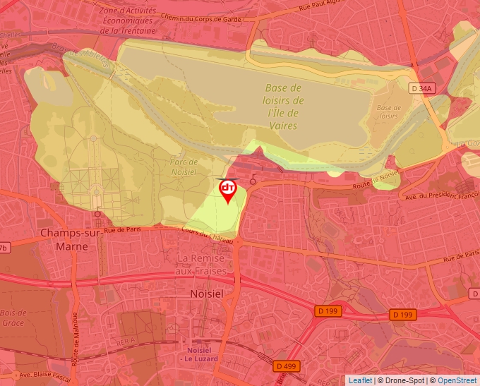 Carte Géoportail pour les drones de loisir